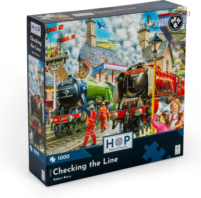 HOP Puzzle Odjezd vlaků 1000 dílků