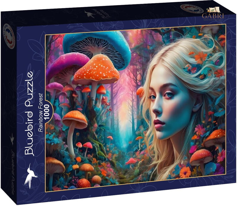 BLUEBIRD Puzzle Duhový les 1000 dílků