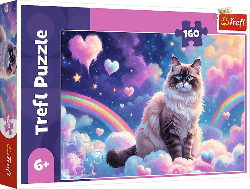 TREFL Puzzle Kočka domácí 160 dílků