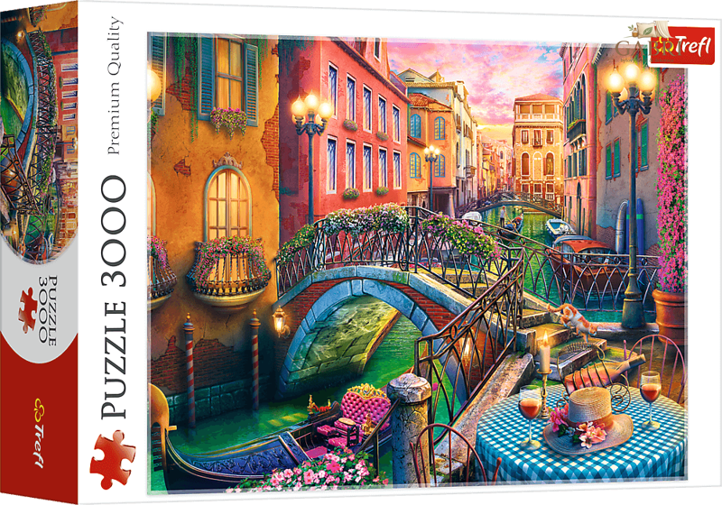 TREFL Puzzle Večer v Benátkách 3000 dílků