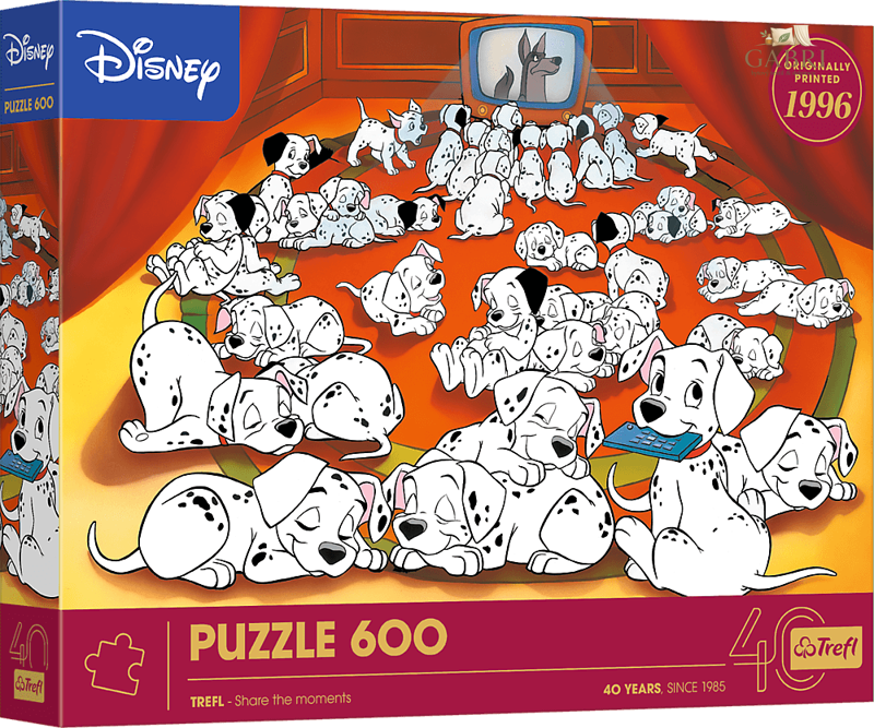 TREFL Puzzle Disney: 101 dalmatinů 600 dílků