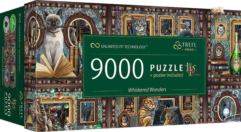 TREFL Puzzle UFT Kočičí kouzlo 9000 dílků