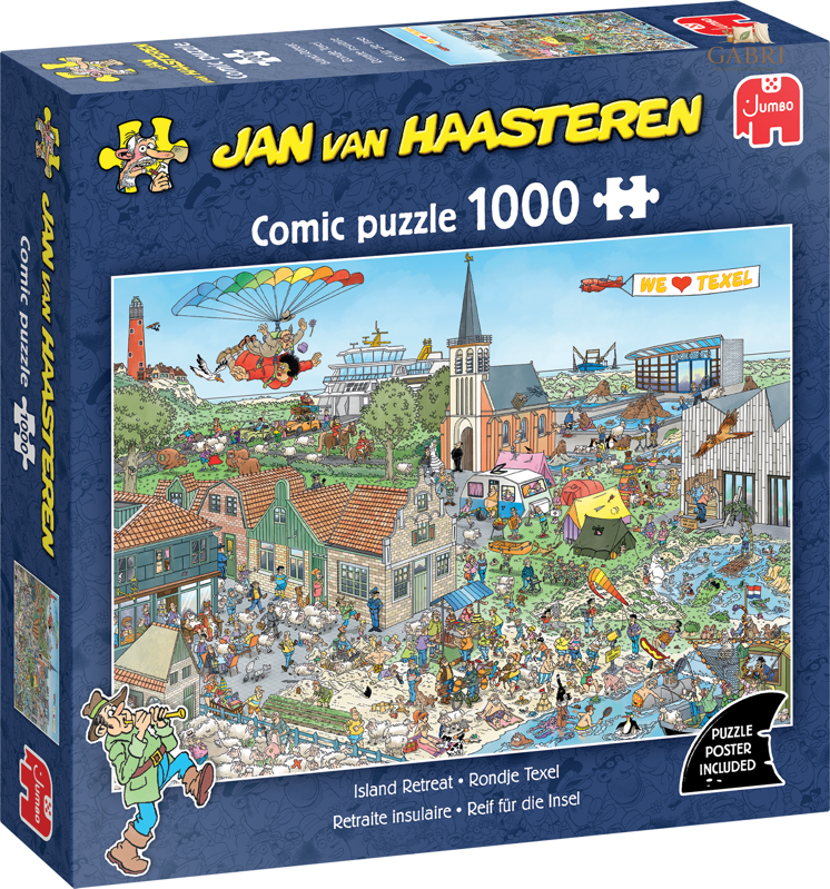 JUMBO Puzzle JvH Ostrovní útočiště 1000 dílků