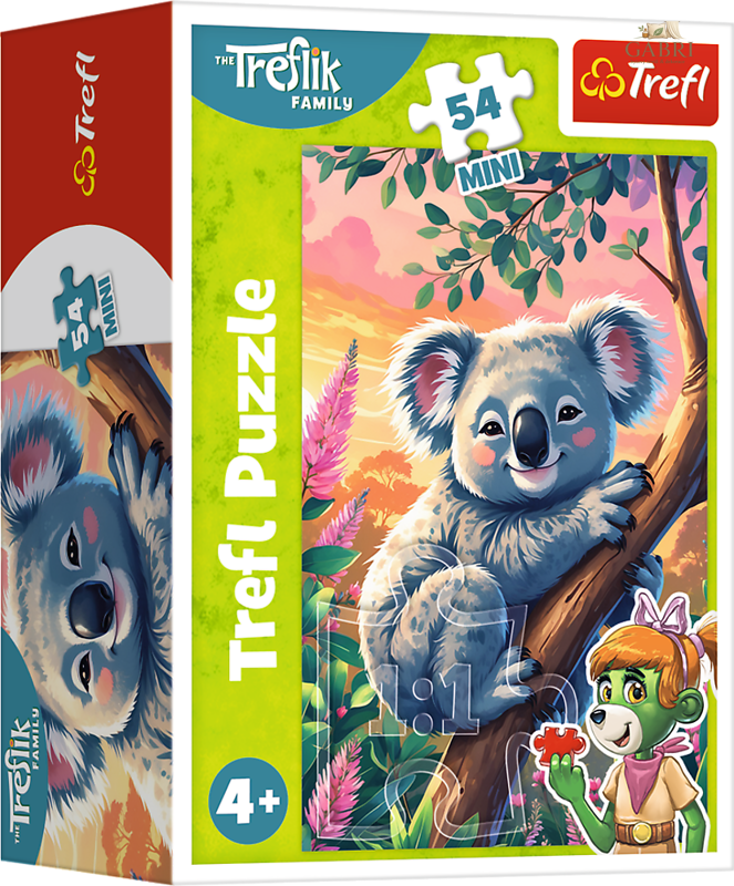Puzzle Treflíci: Koala 54 dílků