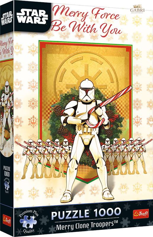 TREFL Puzzle Premium Plus Star Wars: Merry Clone Troopers 1000 dílků