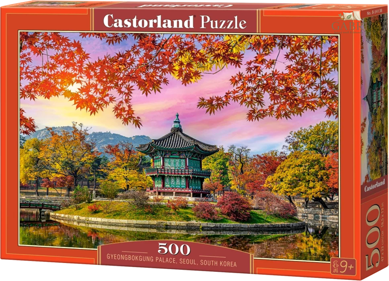 CASTORLAND Puzzle Palác Gyeongbokgung, Jižní Korea 500 dílků