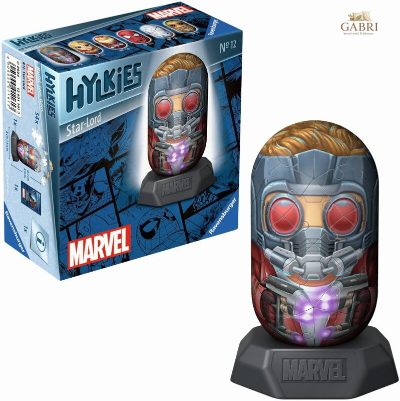 RAVENSBURGER 3D puzzle Hylkies: Marvel: Star Lord 54 dílků
