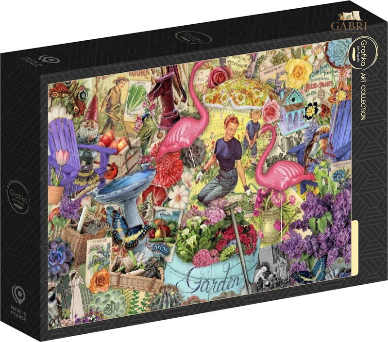 GRAFIKA Puzzle Zahradní koláž 1000 dílků