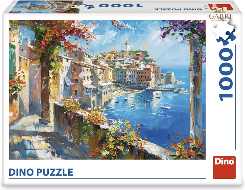 DINO Puzzle Středomořské městečko 1000 dílků