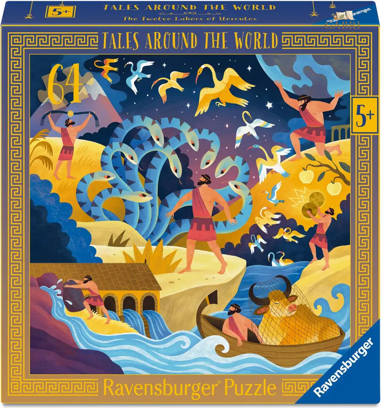 RAVENSBURGER Puzzle 12 Héraklových úkolů 64 dílků