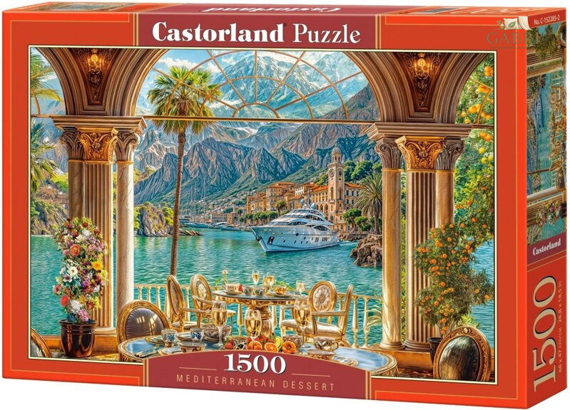 CASTORLAND Puzzle Středomořský dezert 1500 dílků