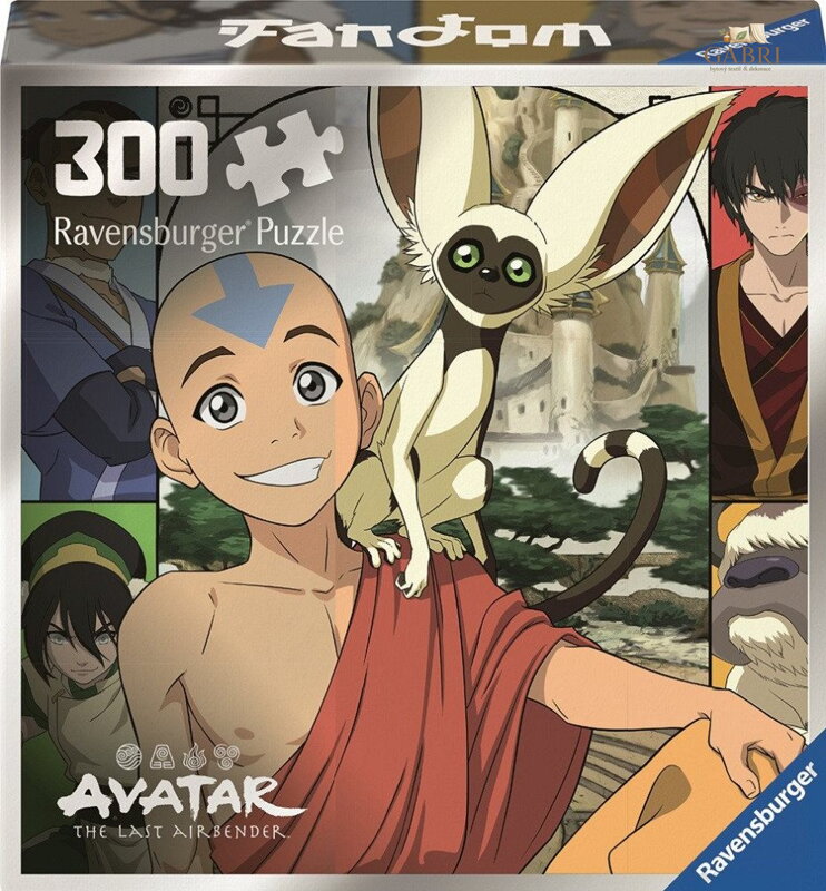 RAVENSBURGER Puzzle  Fandom kolekce: Avatar - Legenda o Aangovi 300 dílků