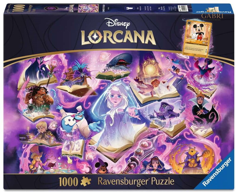 RAVENSBURGER Puzzle Disney Lorcana - Glimmers of the Realm: Ametyst  1000 dílků