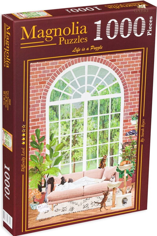 MAGNOLIA Puzzle Kočičí útočiště 1000 dílků