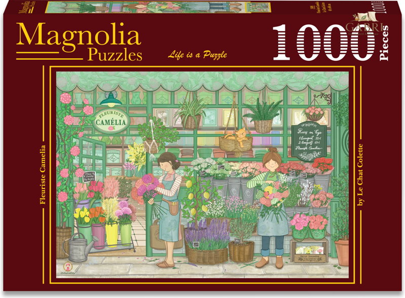 MAGNOLIA Puzzle Květinářství Camelia 1000 dílků