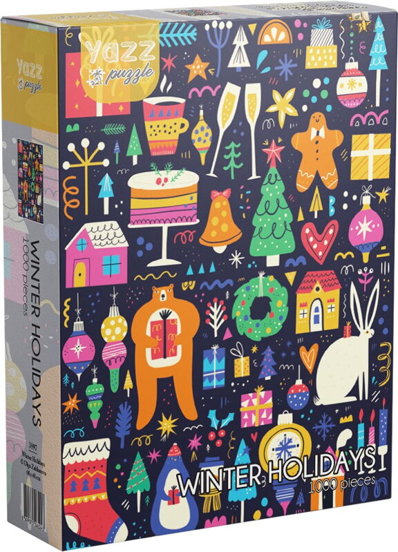 YAZZ Puzzle Zimní prázdniny 1000 dílků