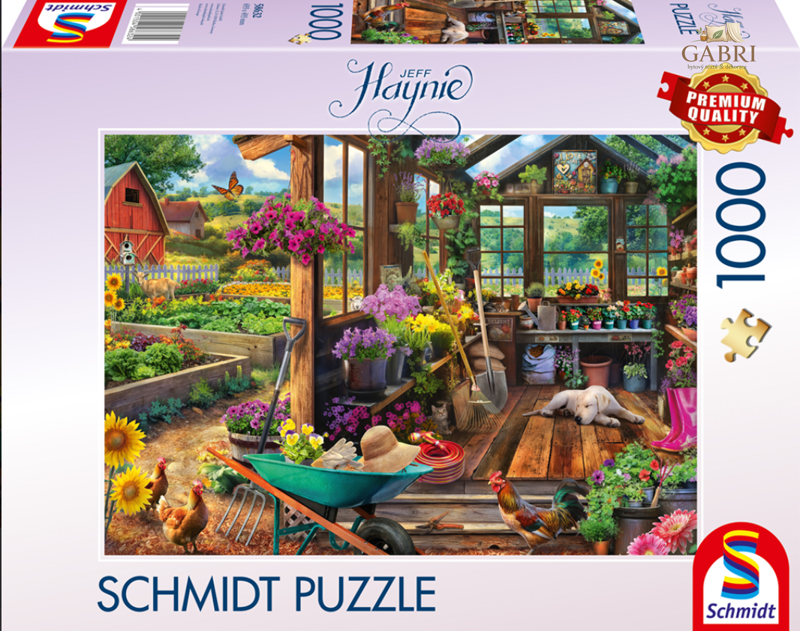SCHMIDT Puzzle Zahradní domek 1000 dílků