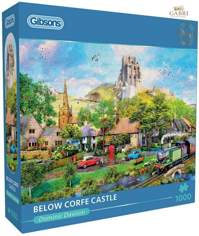 GIBSONS Puzzle Pod hradem Corfe 1000 dílků