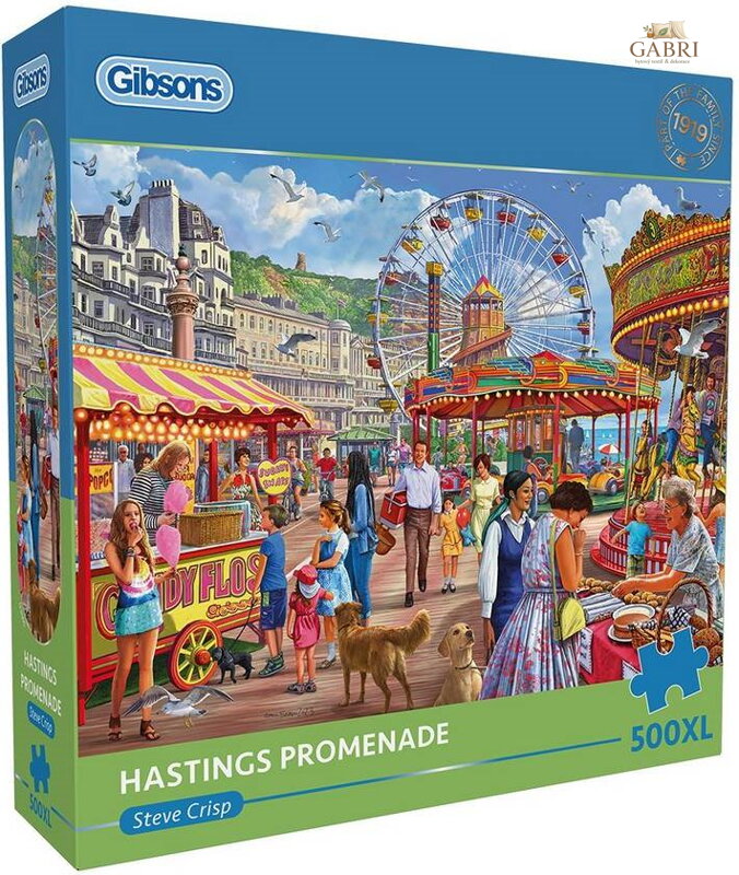 GIBSONS Puzzle Promenáda v Hastings XL 500 dílků
