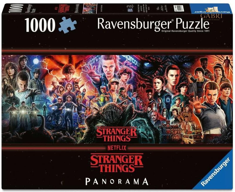 RAVENSBURGER Panoramatické puzzle Stranger Things 1000 dílků