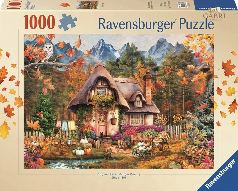 RAVENSBURGER Puzzle Dýňová chaloupka 1000 dílků
