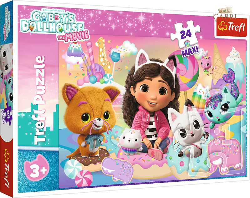 TREFL Puzzle Gábinin kouzelný domek: Kočičí svět MAXI 24 dílků