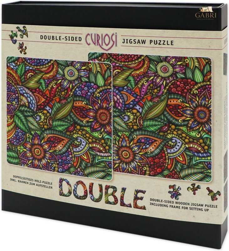 CURIOSI Oboustranné dřevěné puzzle Double: Bobule 165 dílků