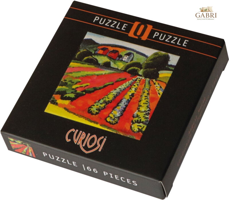 CURIOSI Čtvercové puzzle Q Art: Krajina u Tegernsee 66 dílků