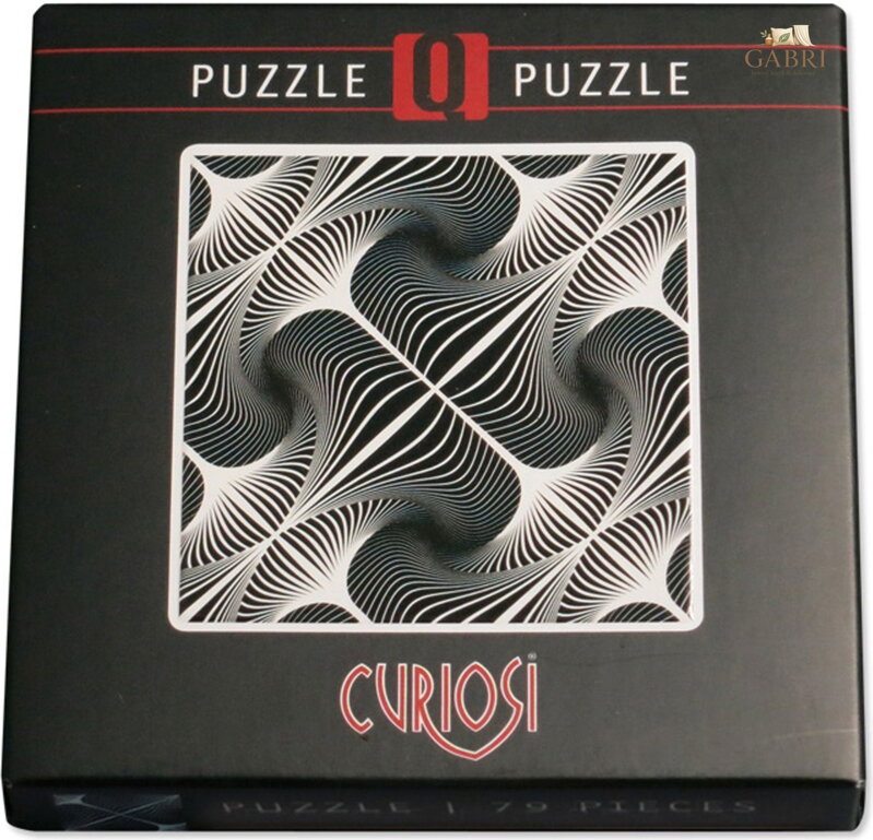 CURIOSI Čtvercové puzzle Q Shimmer: Iluze I 79 dílků