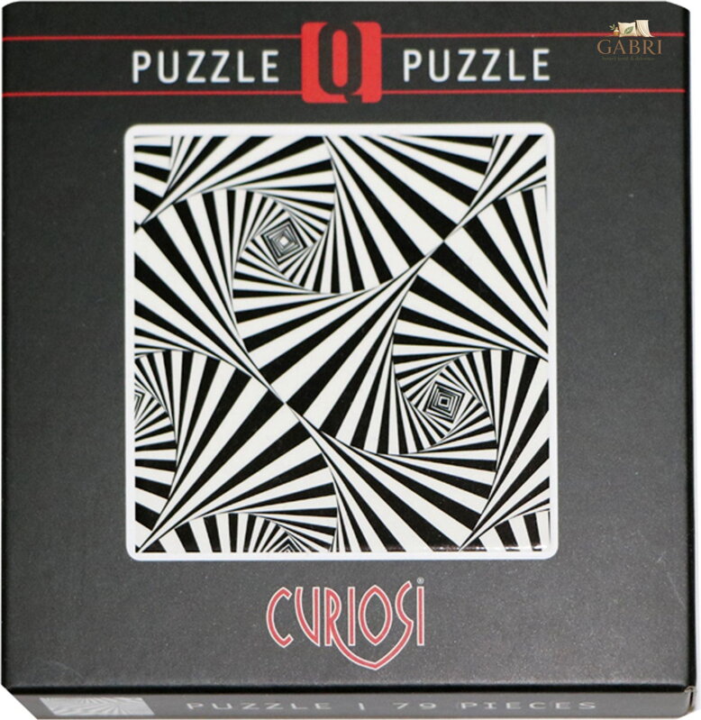 CURIOSI Čtvercové puzzle Q Shimmer: Iluze V 79 dílků