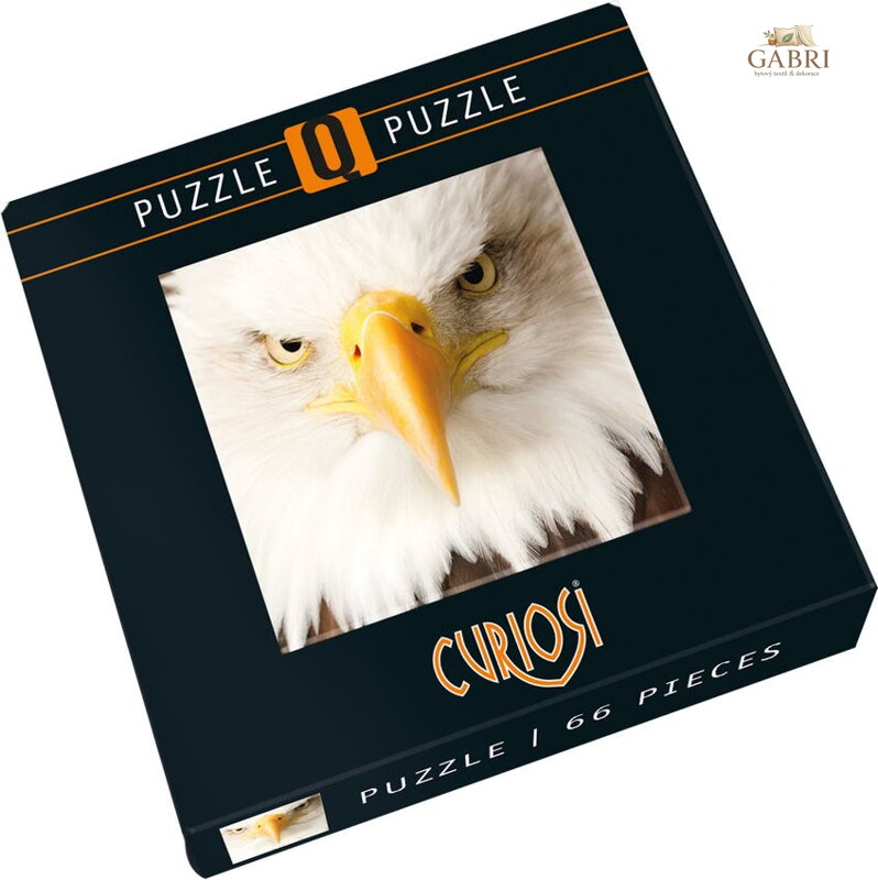 CURIOSI Čtvercové puzzle Q Animal: Orel 66 dílků