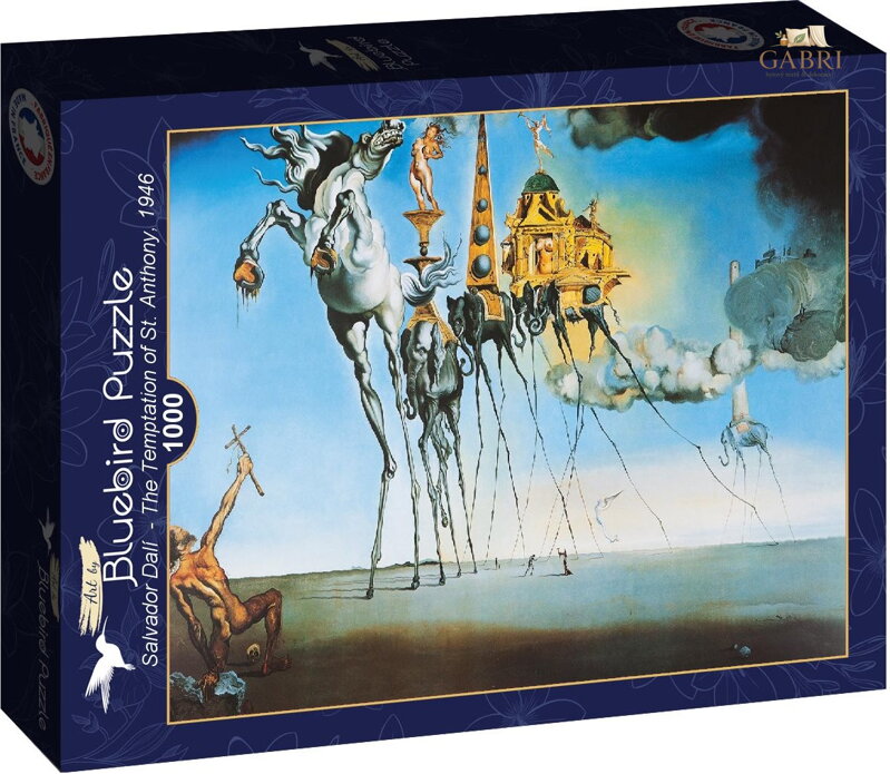 BLUEBIRD Puzzle Salvador Dalí - Pokušení sv. Antonína 1000 dílků