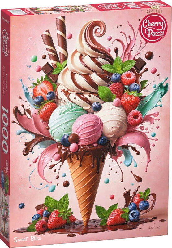 CHERRY PAZZI Puzzle Sladká blaženost 1000 dílků