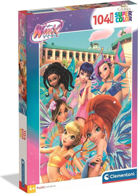 CLEMENTONI Puzzle Winx MAXI 104 dílků