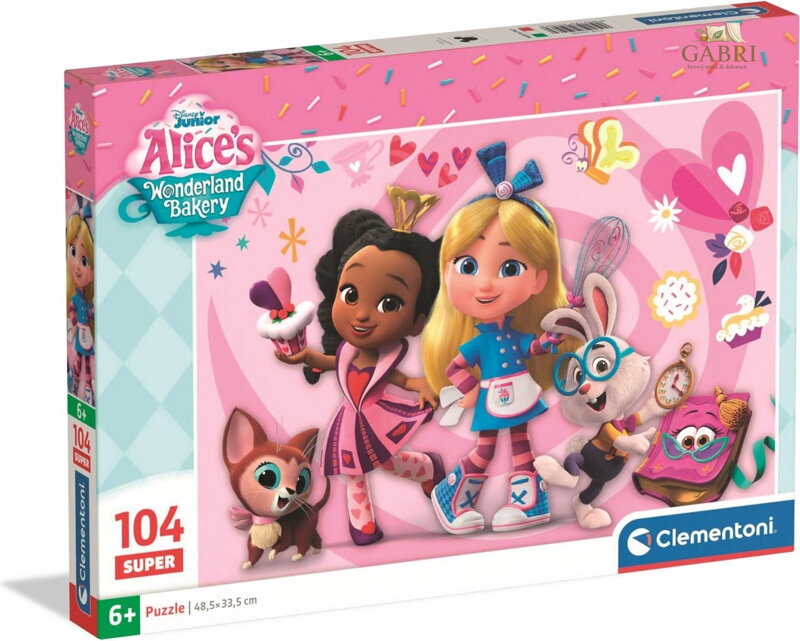 CLEMENTONI Puzzle Alenčina pekárna divů 104 dílků