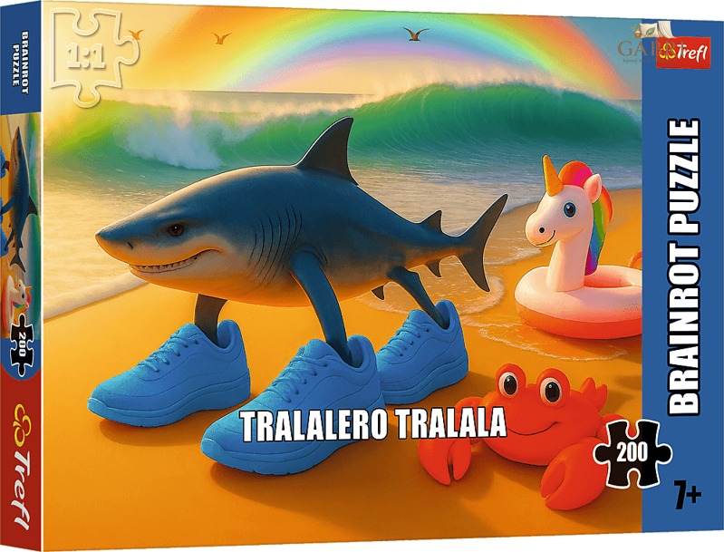 TREFL Puzzle BrainRots: Tralalero Tralala 200 dílků
