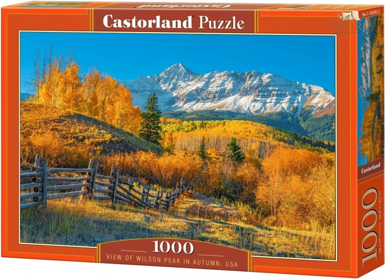 CASTORLAND Puzzle Podzimní pohled na Wilson Peak 1000 dílků