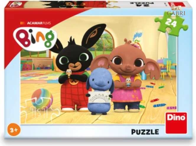 DINO Puzzle Bing maluje 24 dílků