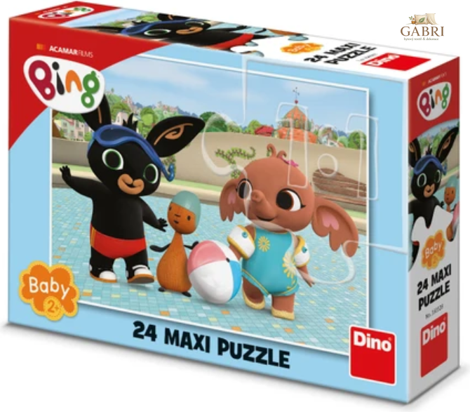 DINO Puzzle Bing u bazénu 24 dílků