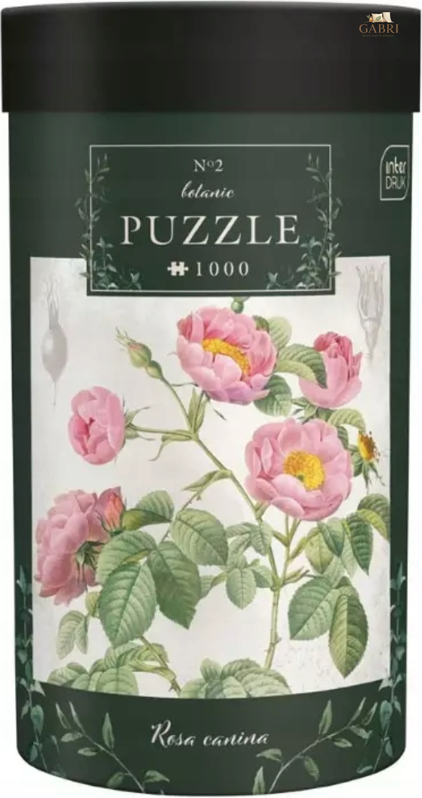 INTERDRUK Puzzle Botanic: Růže 1000 dílků