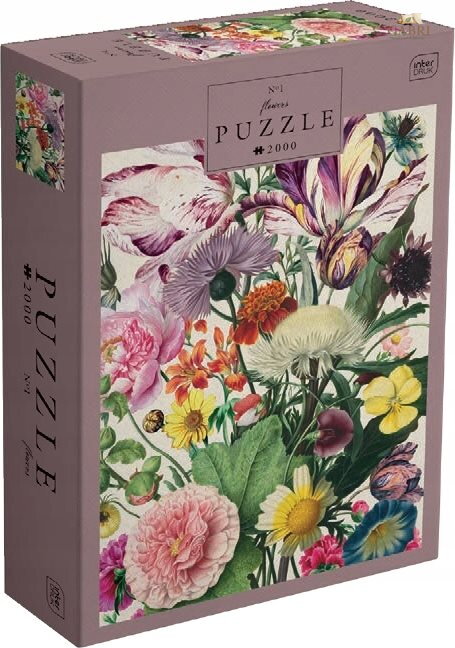 INTERDRUK Puzzle Květiny 2000 dílků