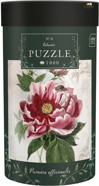 INTERDRUK Puzzle Botanic: Pivoňka 1000 dílků