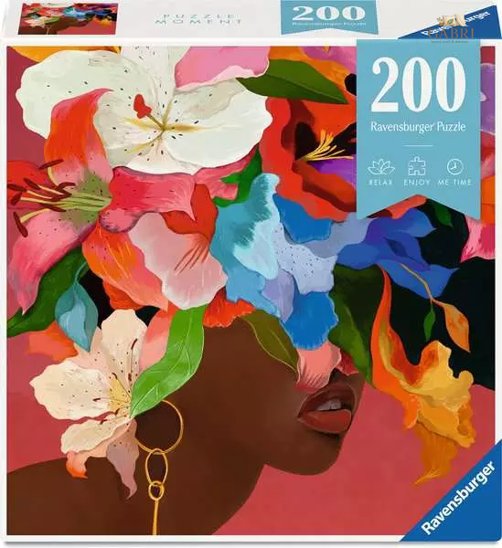 RAVENSBURGER Puzzle Moment: Květinová hlava Lilie 200 dílků