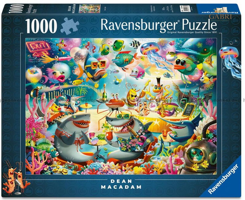 RAVENSBURGER Puzzle Pohoda pod hladinou 1000 dílků