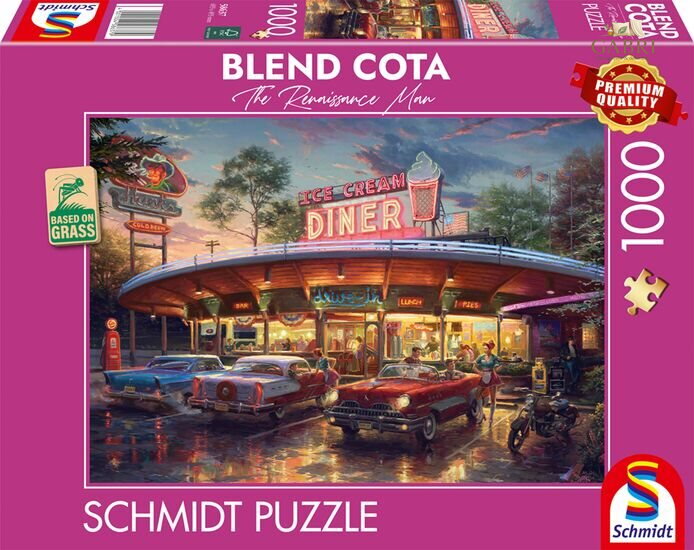 SCHMIDT Puzzle Americké bistro 1000 dílků