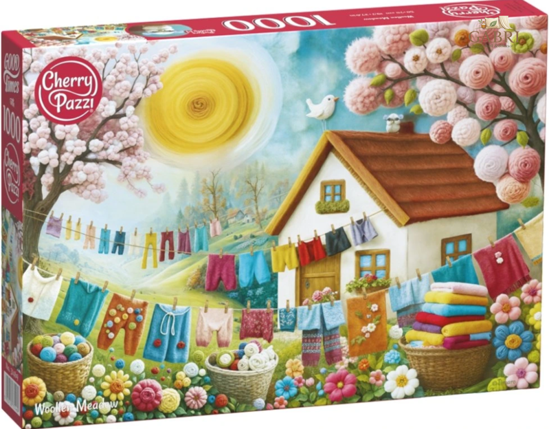 CHERRY PAZZI Puzzle Vlněná louka 1000 dílků