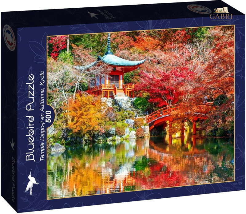 BLUEBIRD Puzzle Chrám Daigodži na podzim, Kjótó 500 dílků
