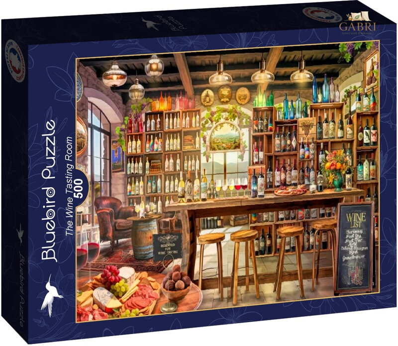 BLUEBIRD Puzzle Ochutnávka vín 500 dílků
