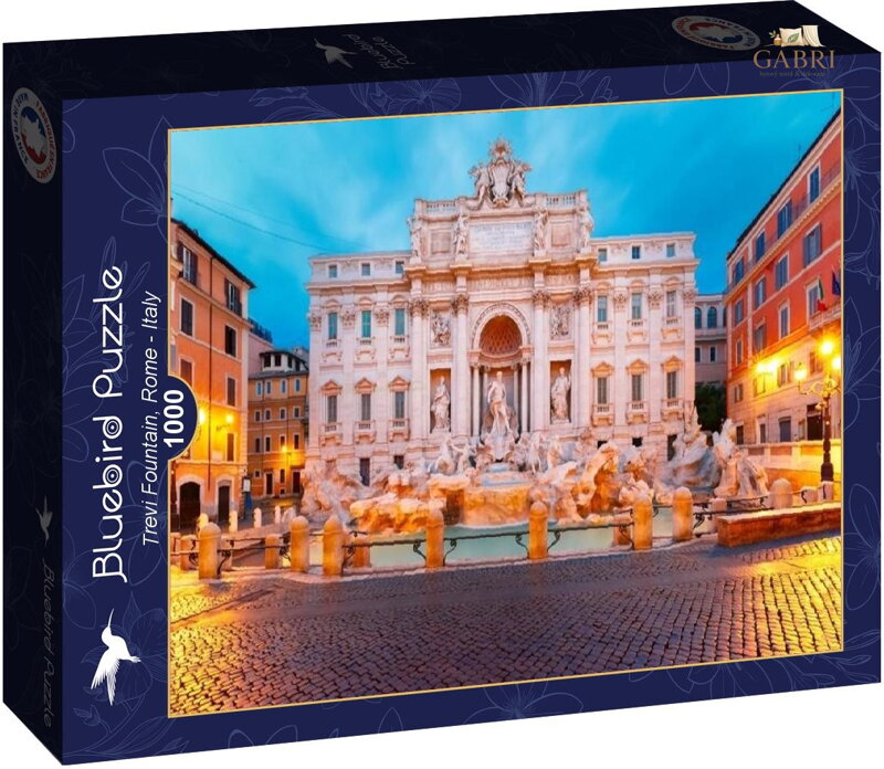 BLUEBIRD Puzzle Fontána Di Trevi, Řím - Itálie 1000 dílků