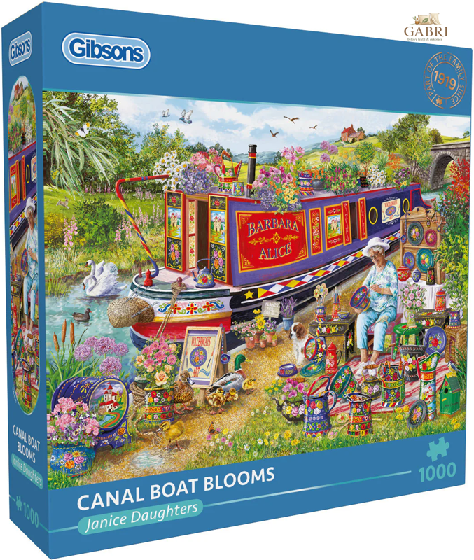 GIBSONS Puzzle Kvetoucí loď 1000 dílků